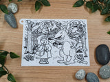 Little Red Riding Hood Silicone Story Mat