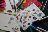 Colouring Stickers (Basic Set of 3)