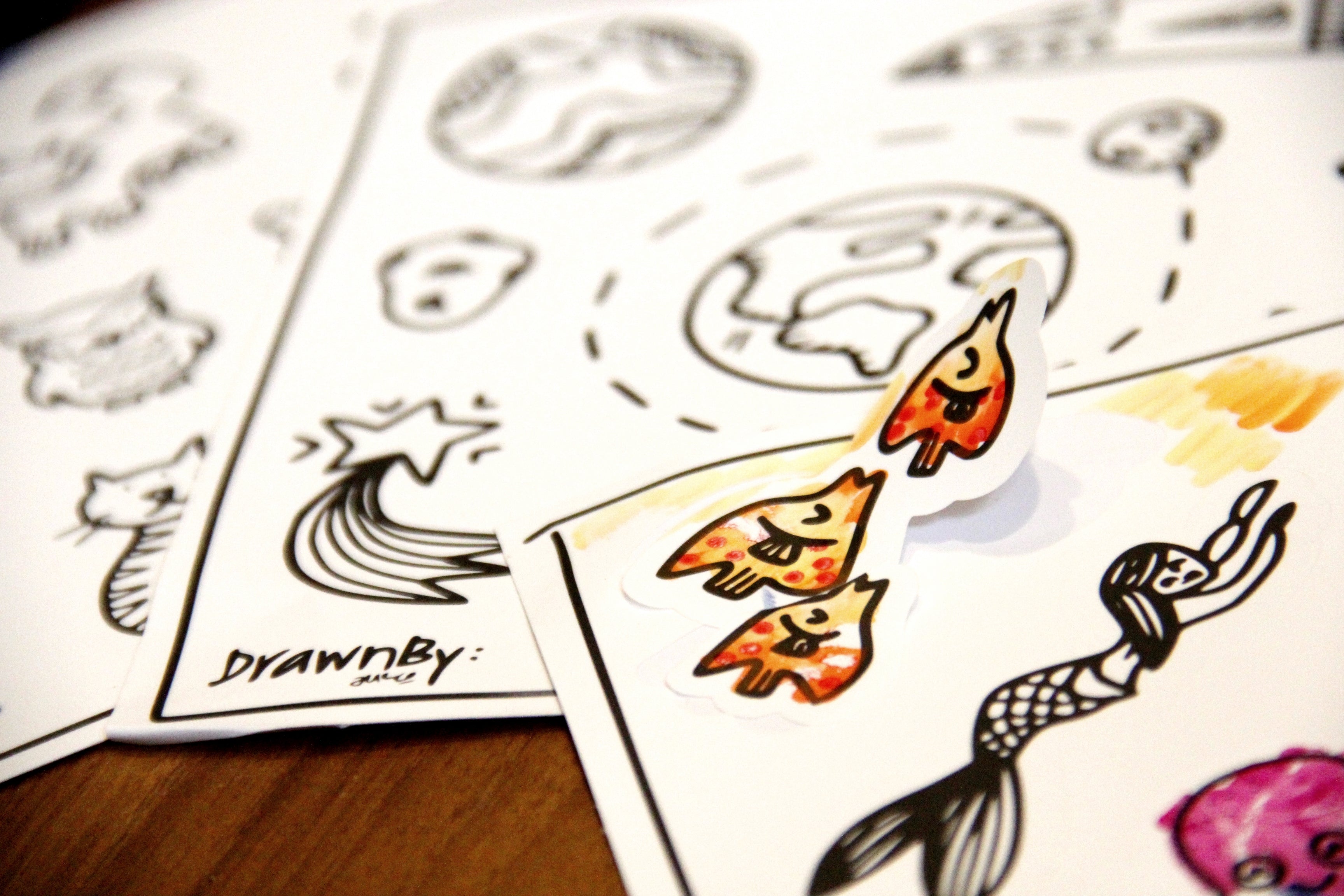 Draw Colour Stickers DrawnBy: | Colouring Stickers