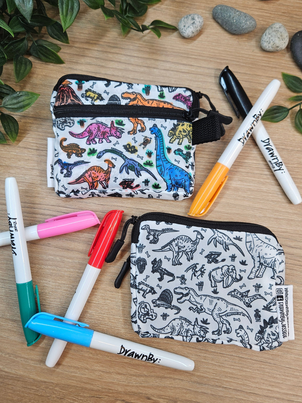 DrawnBy: Zip Pouches