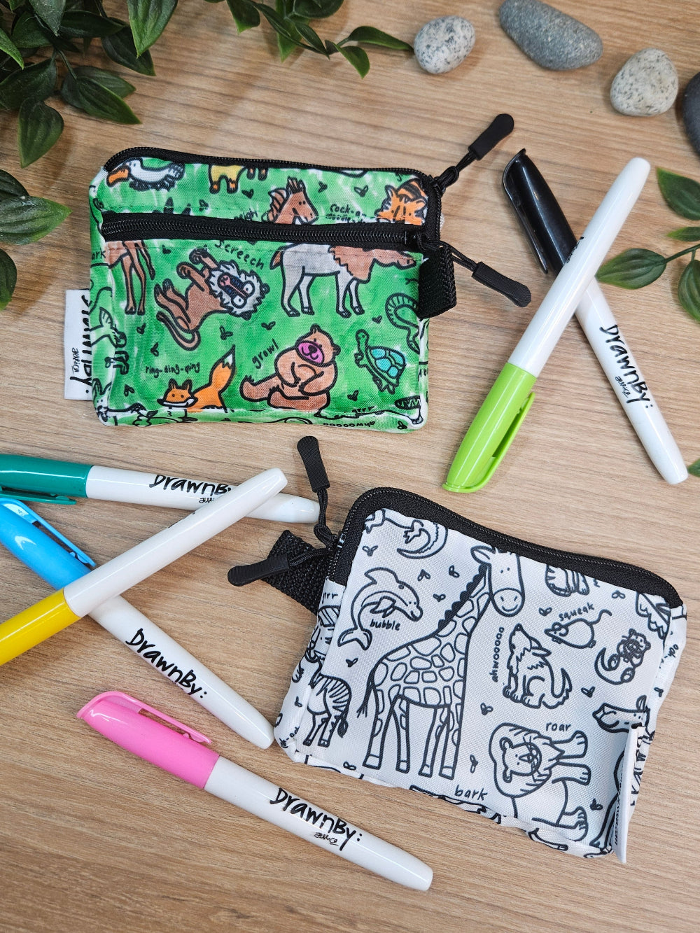 DrawnBy: Zip Pouches