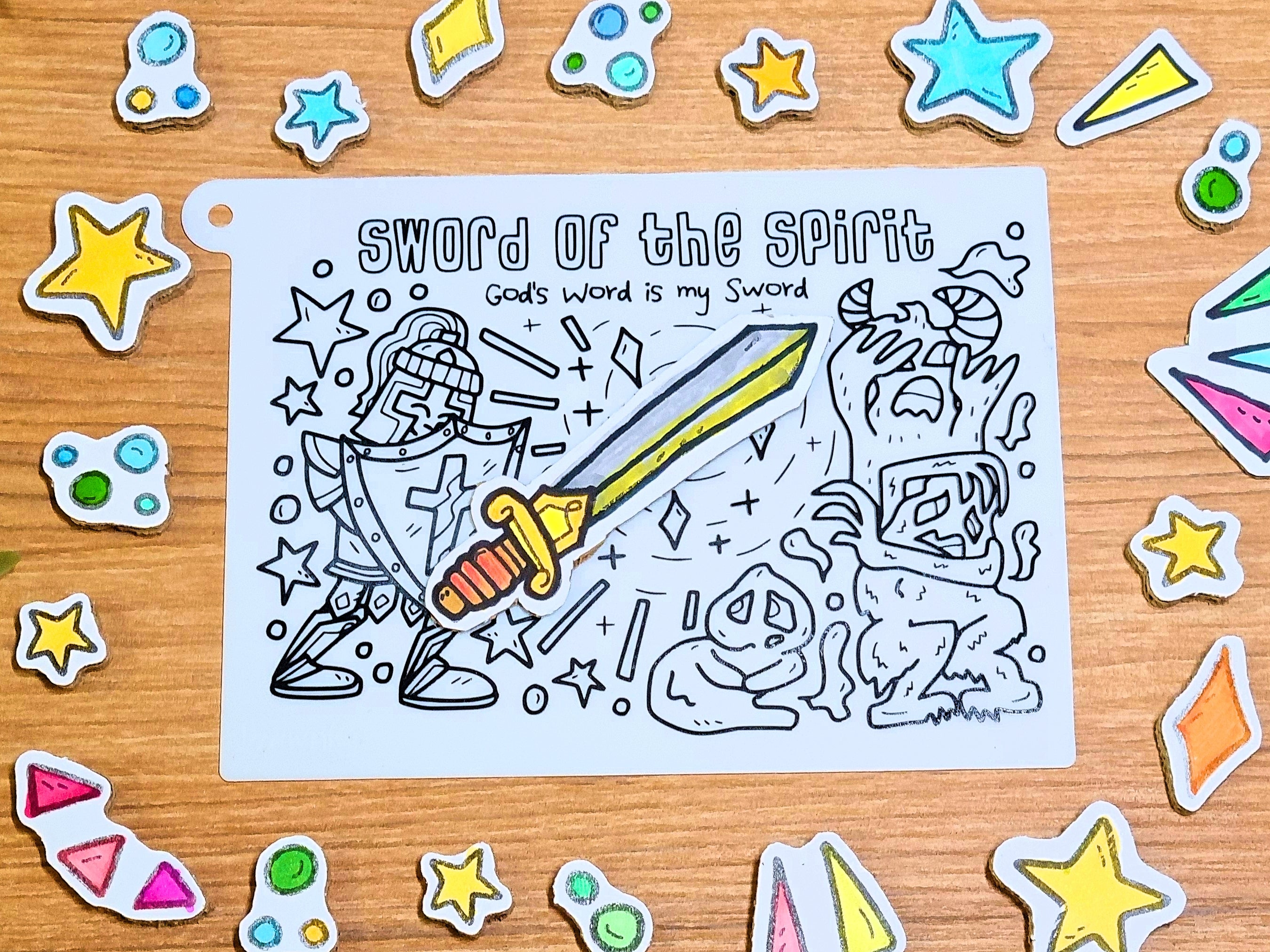 Armour of God Panel Mat