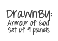 DrawnBy: Armour of God Panel Pack of 9