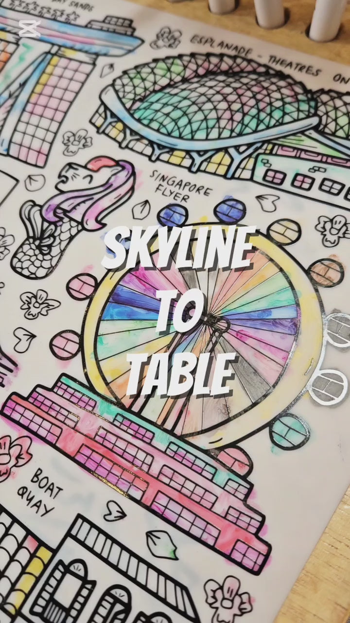Singapore LAH! Silicone Colouring Mat
