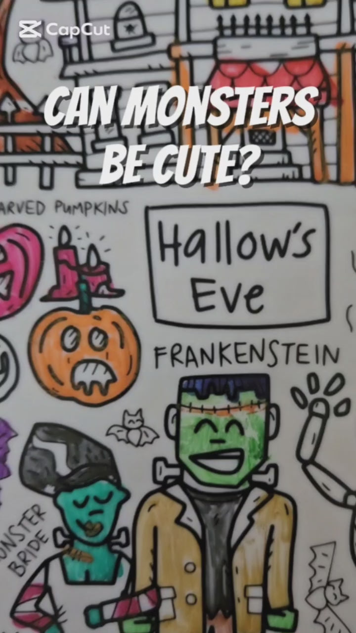 more information about DrawnBy:'s Hallow's Eve Colouring Mat