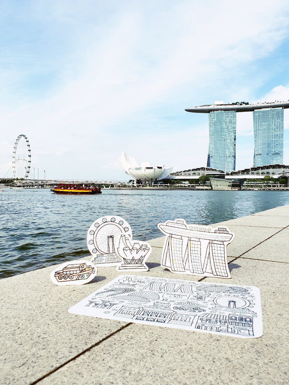 Singapore LAH! Silicone Colouring Mat