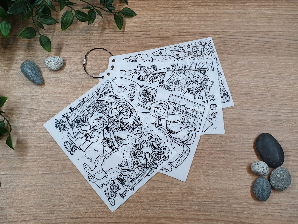 Little Red Riding Hood Silicone Story Mat