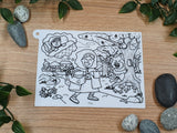 Little Red Riding Hood Silicone Story Mat