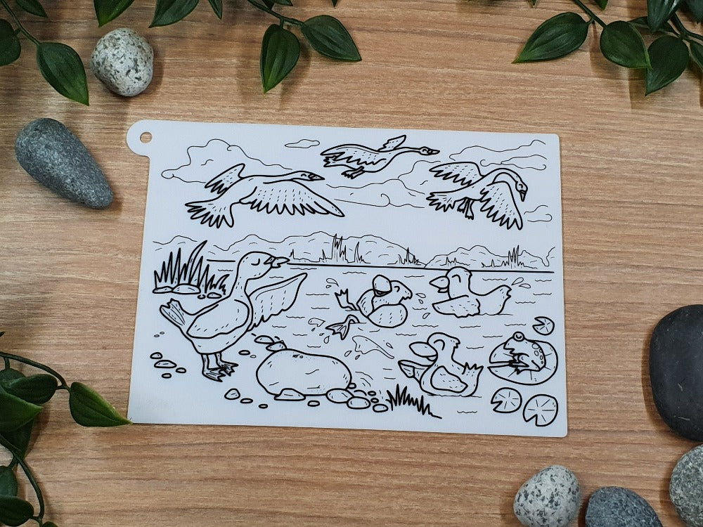 The Ugly Duckling Silicone Story Mat