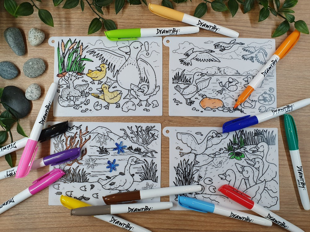 The Ugly Duckling Silicone Story Mat