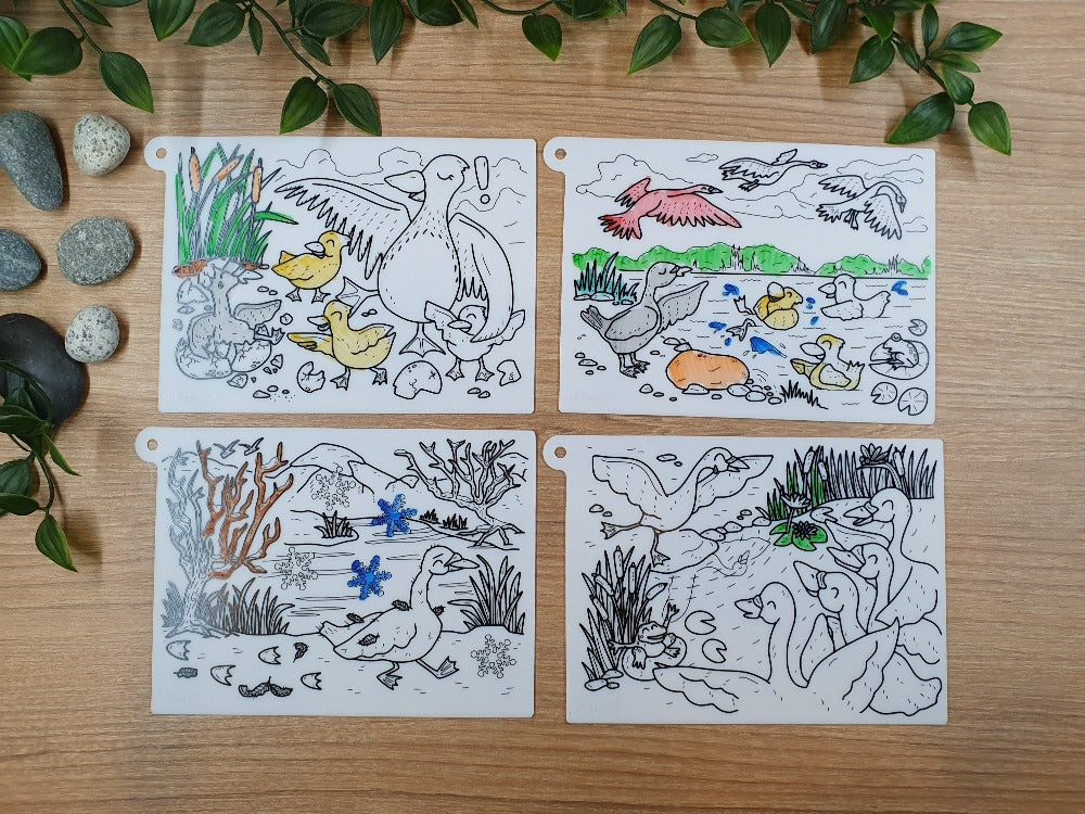 The Ugly Duckling Silicone Story Mat