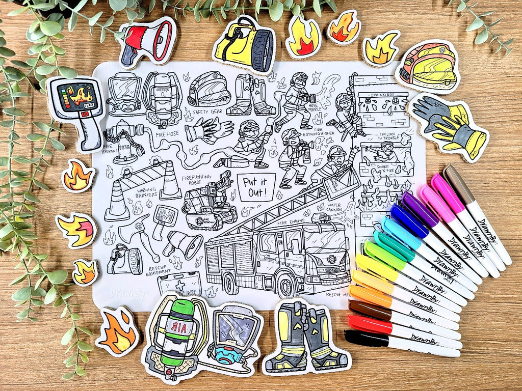 Put It Out Silicone Colouring Mat