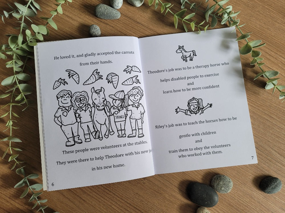 Theodore, A Nature Series Colouring Book