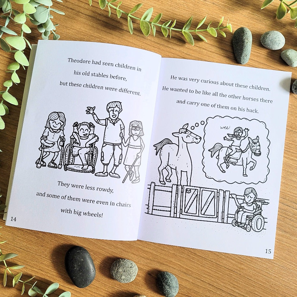 Theodore, A Nature Series Colouring Book