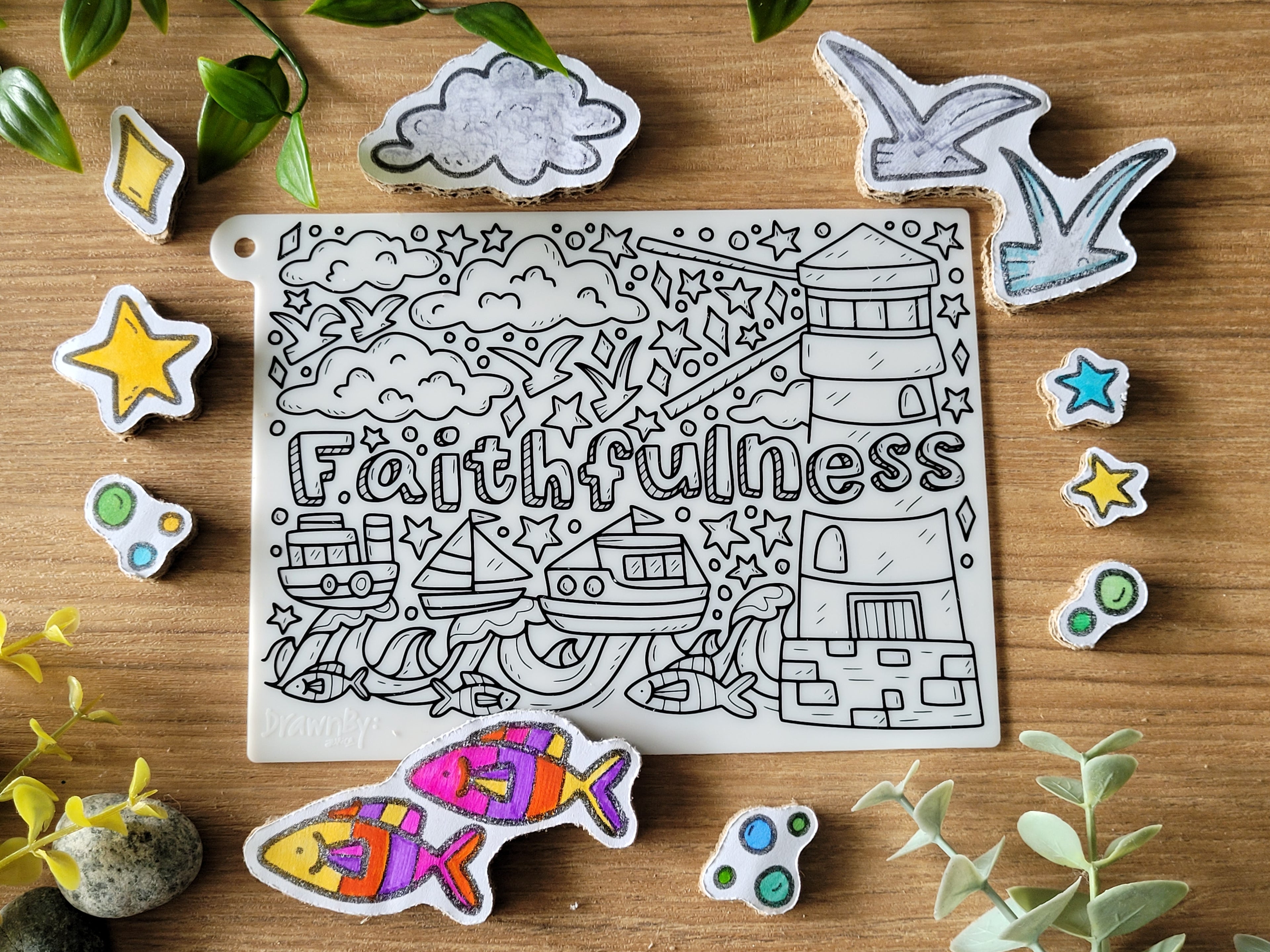 Fruit of the Spirit Panel Mat