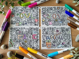 DrawnBy: Fruits of the Spirit Panel Pack of 4