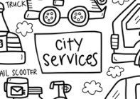 City Services Silicone Colouring Mat