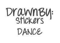 Colouring Stickers (Dance Set of 3)