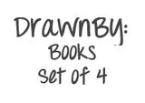 DrawnBy: Books - set of 4