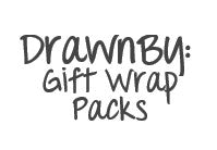 DrawnBy: Gift Wrap Packs