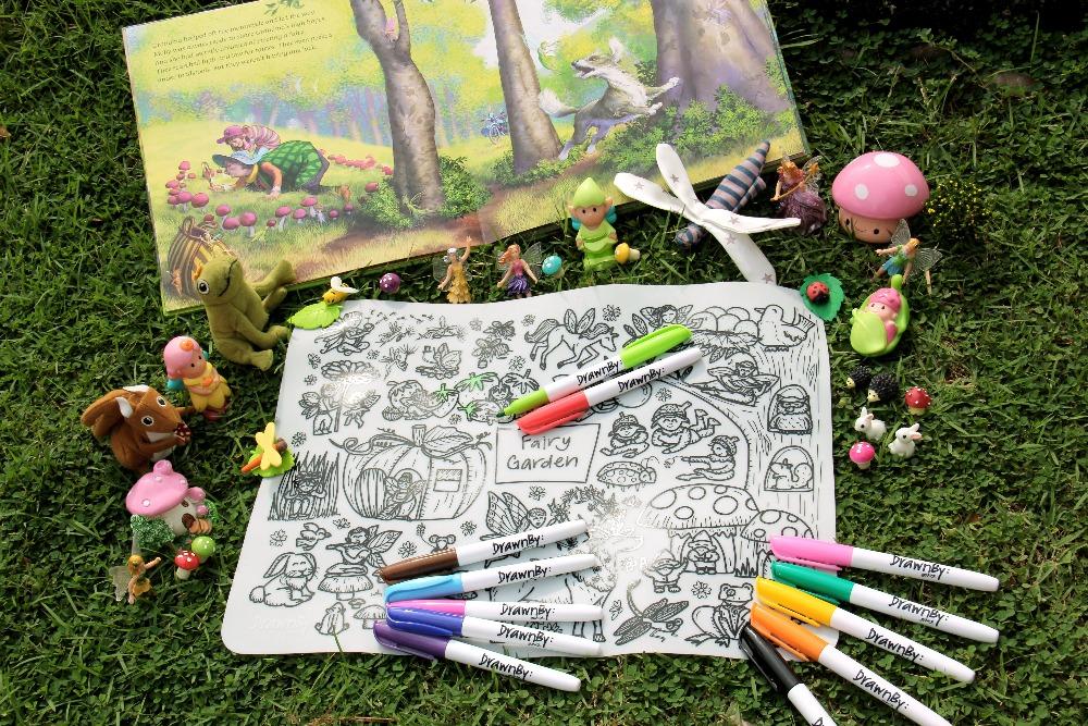 Fairy Garden Silicone Colouring Mat