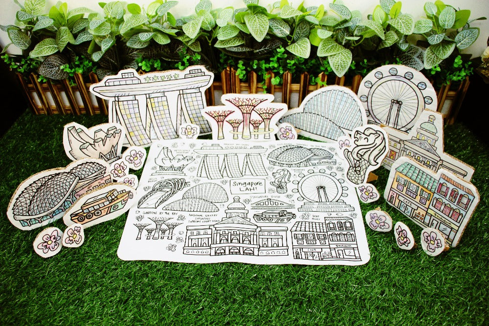 Singapore LAH! Silicone Colouring Mat