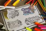 Colouring Stickers (Booster Set of 3)