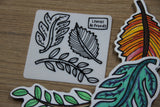 Leaves & Fronds Silicone Coaster Mat