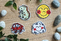 twopluso® X DrawnBy: Iron-on patch