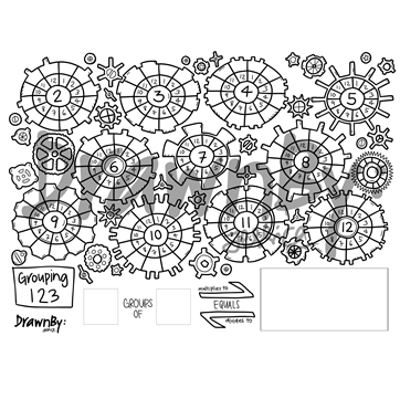 Grouping 123 Silicone Learning Mat