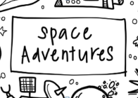 Space Adventures Silicone Colouring Mat