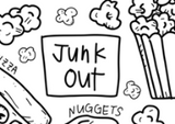 Junk Out Silicone Colouring Mat