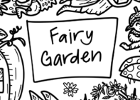Fairy Garden Silicone Colouring Mat