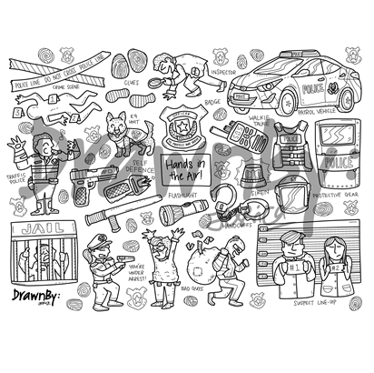 Hands in the Air Silicone Colouring Mat