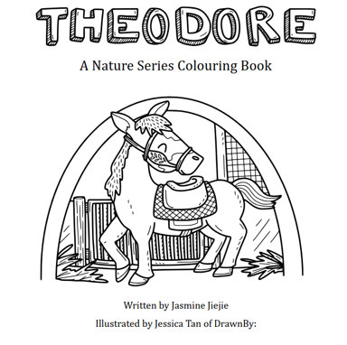 Theodore, A Nature Series Colouring Book