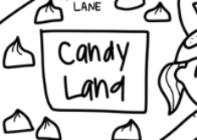 Candy Land Silicone Colouring Mat