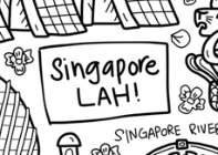 Singapore LAH! Silicone Colouring Mat