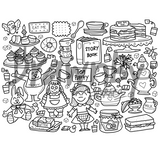 Tea Party Silicone Colouring Mat