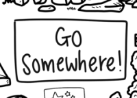 Go Somewhere Silicone Colouring Mat
