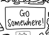 Go Somewhere Silicone Colouring Mat