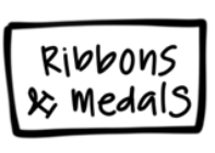 Ribbons & Medals Silicone Coaster Mat