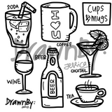 Cups & Mugs Silicone Coaster Mat