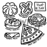 Huat & Jiak Silicone Coaster Mat