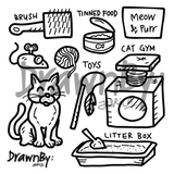 Meow & Purr Silicone Coaster Mat