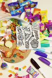 Sweets & Candies Silicone Coaster Mat